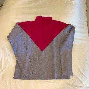 Brand new Cynthia Rowley Pink & Grey sweater